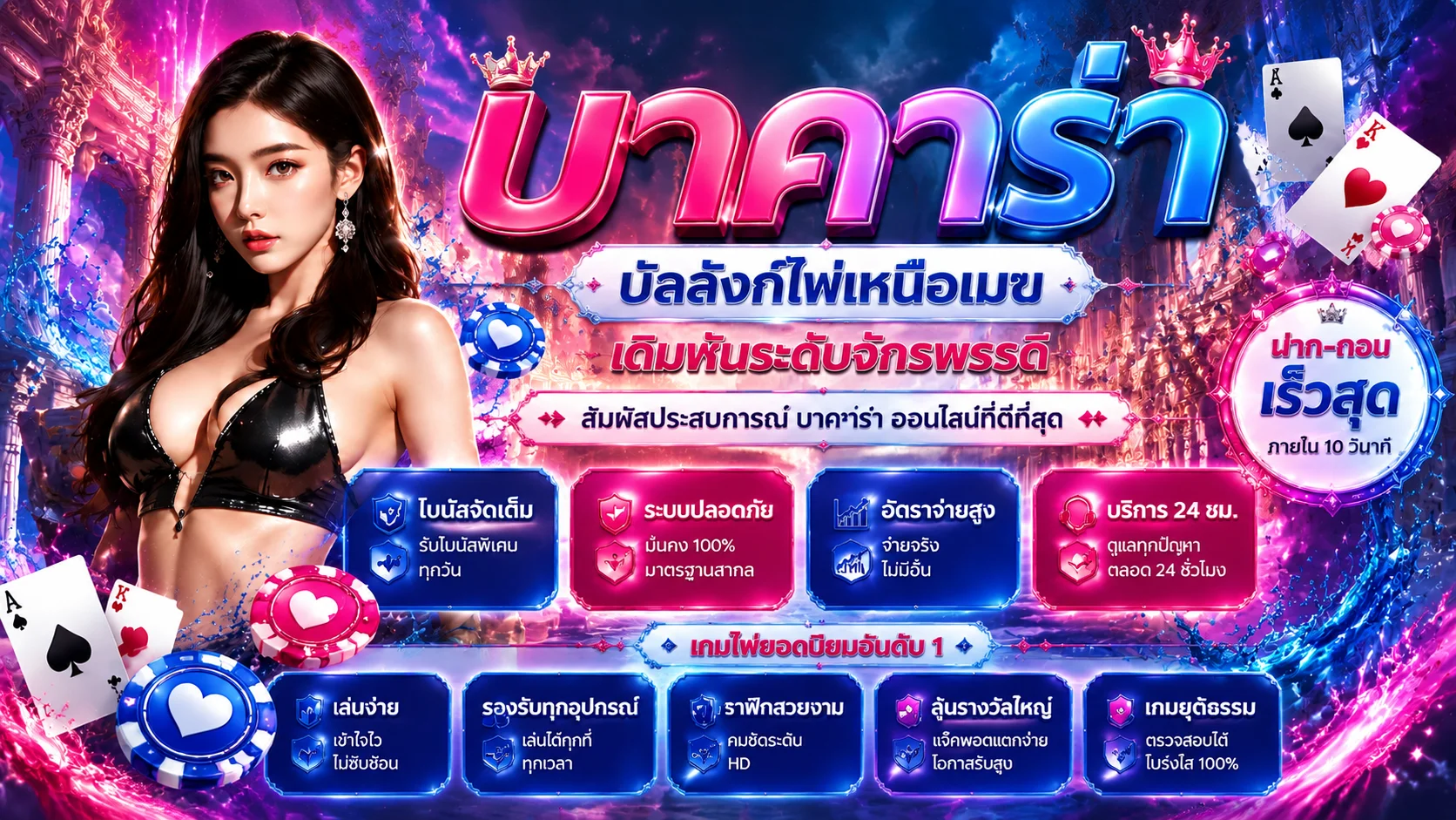 บาคาร่า PGPOP168 คาสิโนสดเว็บตรง ถ่ายทอดสดจากห้องจริง